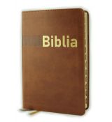 Svätá Biblia - Roháček, 2020, stredná, tmavohnedá, zlatá oriezka, s indexami